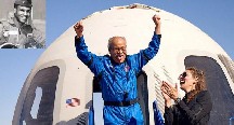 ABŞ-ın ilk qaradərili astronavtı 90 yaşında kosmosa uçdu