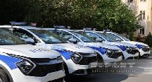 Naxçıvan polisinə yeni avtomobillər verildi