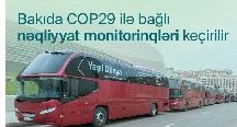 Bakıda COP29-a məxsus xüsusi avtomobillərin hərəkəti test edilir